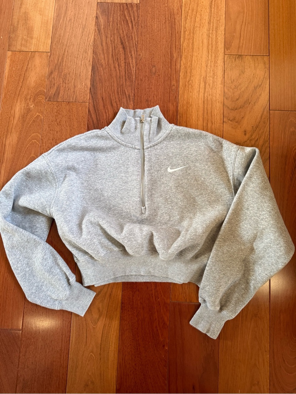 Nike cropped quarter zip